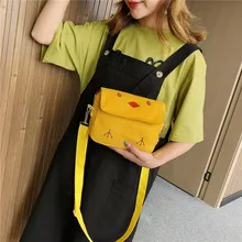 Новое поступление, тренд, женская сумка, осенняя, новая, стильная, модная, Холщовая Сумка, женская, мультяшная, женская, на одно плечо, сумка на плечо