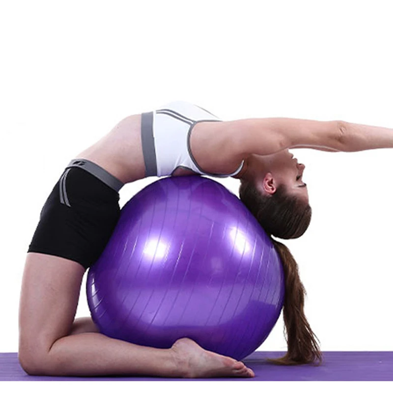 Sports Yoga Balls Set Exercise Pilates Fitness Gym Home Stability Ball Balance Strength Workout Massage Training Ball 55cm 65cm