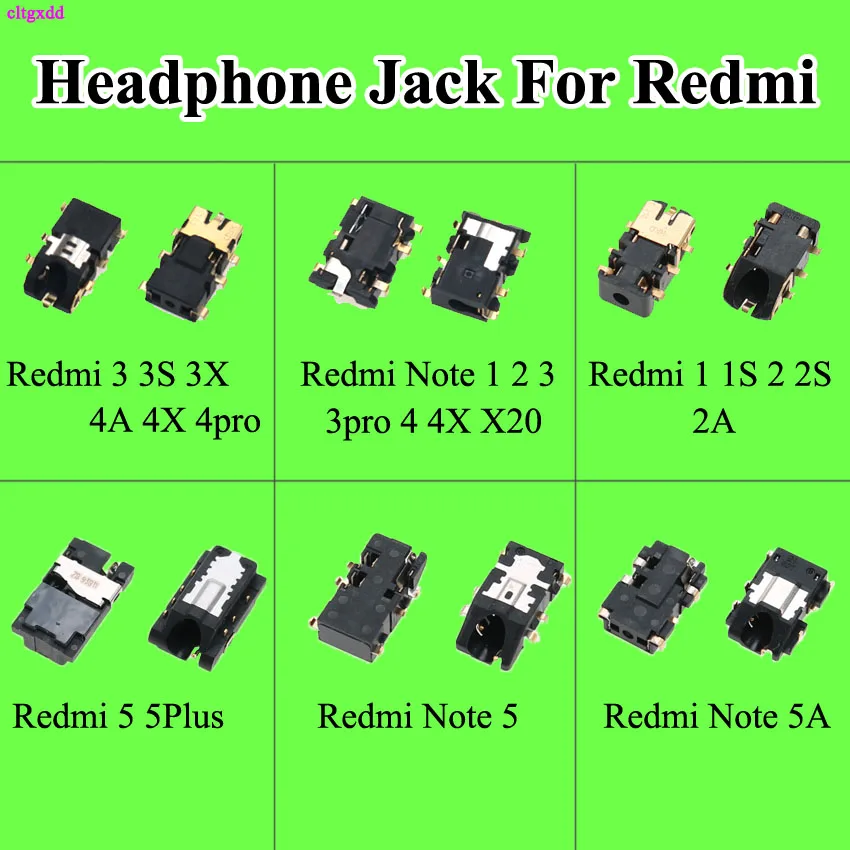 2 шт. наушники cltgxdd для xiaomi Redmi 1S 2A 3 3S 3X 4 4x Pro X20 5Plus Note 1 5 5A | Обустройство дома