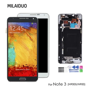 

5.7'' TFT LCD For SAMSUNG Galaxy Note 3 III SM-N9005 SM-N900 LCD Display Touch Screen Digitizer Assembly with Frame