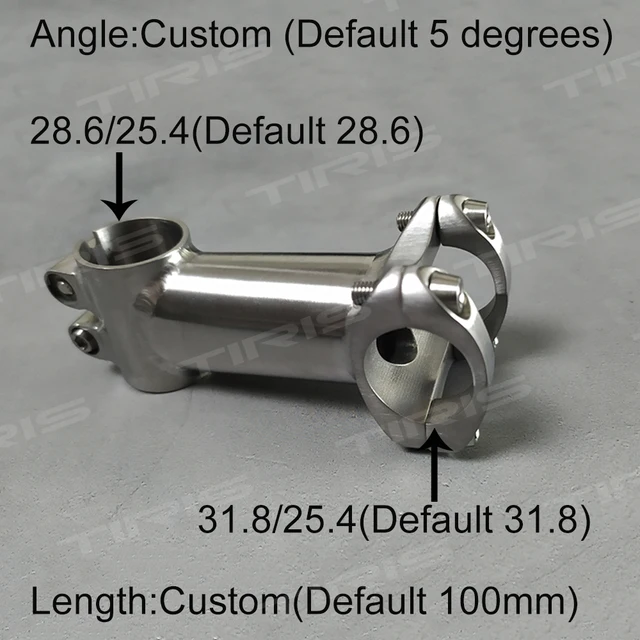 チタンステム 90mm 31.8mm-28.6mm アングル-17° チタンステム 90mm 31.8mm-28.6mm アングル-17°