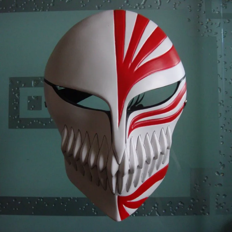 

Halloween Horror Anime BLEACH Mask Kurosaki ichigo Blur Full Face Model Figure
