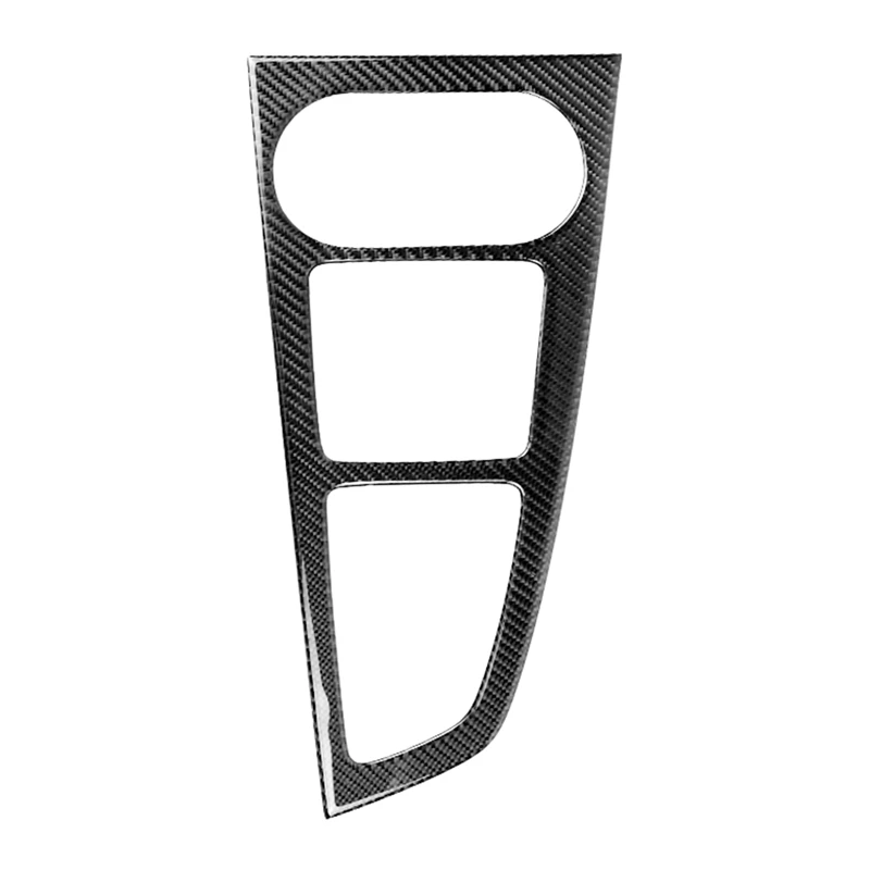 

Carbon Fiber Car Control Gear Shift Panel Decorative Frame Cover Trim For Audi A4 B9 2016 2017 Styling