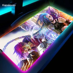 Arcane – grand tapis de souris LED pour ordinateur PC et portable, accessoire de jeu, taille XXL 