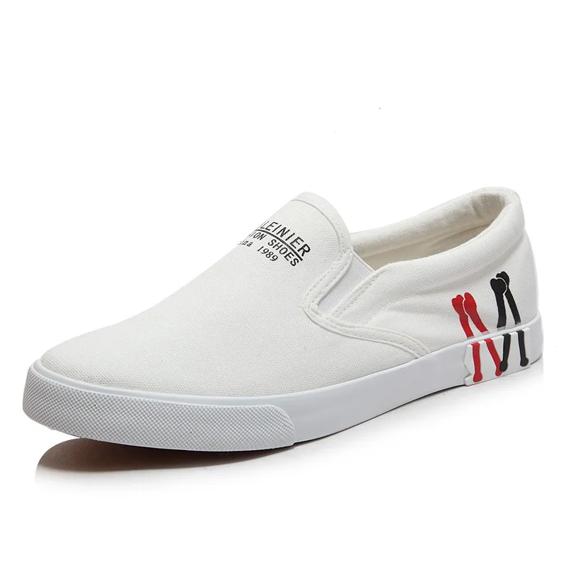 Men Casual Shoes Canvas Slip-On All Black Low Style Breathable Light Fashion Shoes for Men Footwear Zapatos De Hombre 2