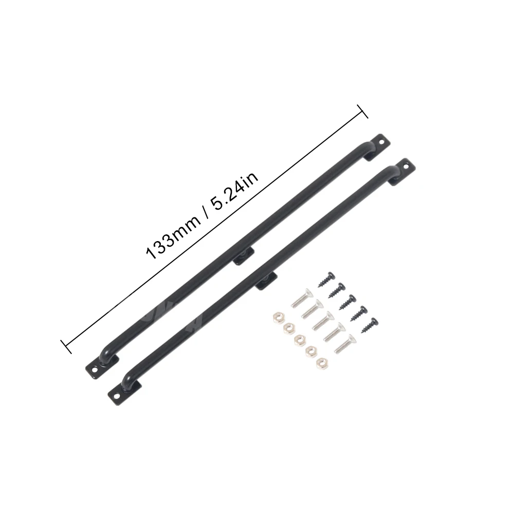 Handlauf-Aufhänger aus Metallgehäuse, 75 mm/133 mm Länge, für 1/10 RC Crawler TRX4 Axial SCX10 RC4WD D90 D110 TF2 Tamiya CC01 YIKONG – Detail 5