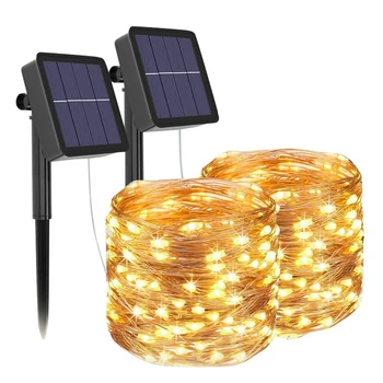 

Solar String Lights Outdoor Water Lighting 8 Mode 200 Led Fairy Lamp Decoration for Halloween,Garden,Patio,Tree,Party