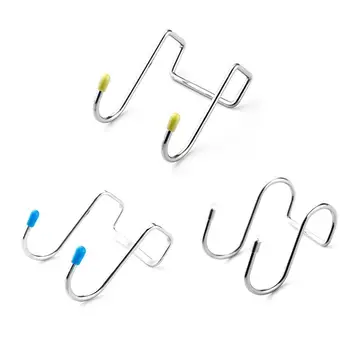

4PCS Stainless Steel Double S Shape Storage Hook For Bathroom Kitchen Accessories Door Wall Organizer And A8U5