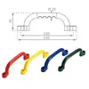 2 Pcs Grab Handles Swing Toy Screws Kits Safety Nonslip Accessories for Climbing Trees and Play Houses 4