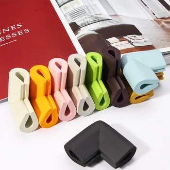

4Pcs Child Protection Table Guard Kid Corner Protector Baby Safety Guards Edge Solid Angle Protection Cushion Cover Protector
