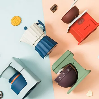 

1Pcs Plastic Coffee Machine Modeling Cook Timer Food Kitchen Cooking Stopwatch Mechanical Pointer Multifunction Time Manager