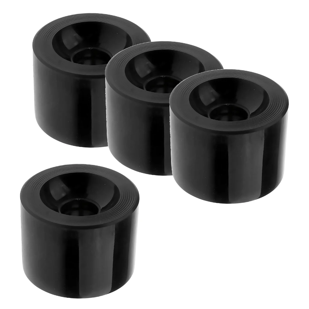 4pcs Replacement 70 X 51mm Skateboard Mini Cruiser PU Wheel Longboard Parts