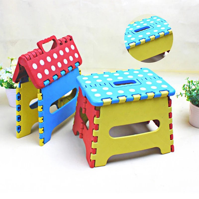 New Multifunction Children Kid Safety Folding Stool Outdoor Activity Home Traveling Necessity House Supplies Furniture Dot Chair New Multifunction Children Kid Safety Folding Stool Outdoor Activity Home Traveling Necessity House Supplies Furniture Dot Chair