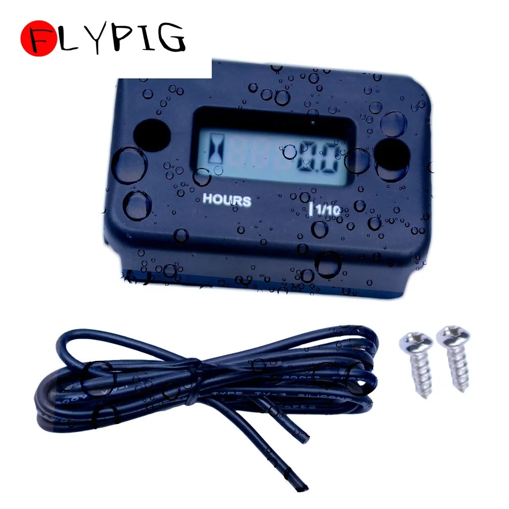 High Quality Digital Engine Hour Meter Inductive Waterproof LCD