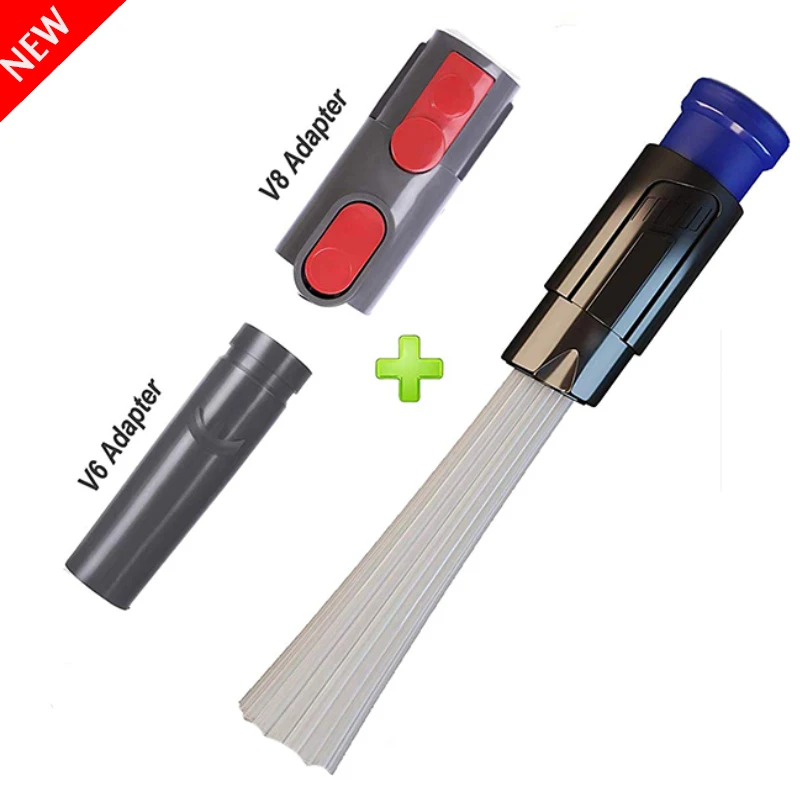 

Cleaning brush Attachment Brush Adaptor Set for Dyson DC35 DC61 DC62 V8 V10 V6 Vacuum Cleaner Dust Daddy Multi-Functional Tools