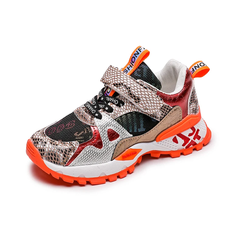 Mesh Kids Sneakers Children Casual Shoes For Boys Sneakers Girls Shoes Breathable Running Sport Hook&Loop sapato infantil