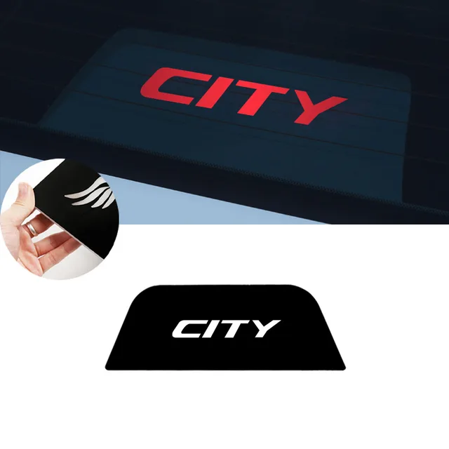 1pc עבור הונדה עיר רכב אקריליק גבוהה מנורת תחנת מדבקות אור פנים קישוט אביזרי שונה אוטומטי Sticke