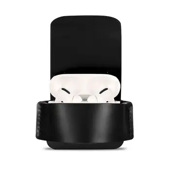 

Leather Protective Case For Apple Airpods Pro 3 With Hook Solid Color Case Portable Anti-fall Wireless Bluetooth Headset Case