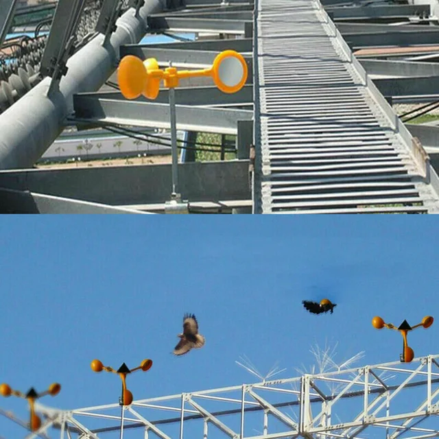 Szélenergia -Madárrepleller Madárcsökkentő 360 Fokos Reflexiós Szög Kerti Pázsit Varjú Tó Madár Repeller Kültéri Szerszám - Image 5