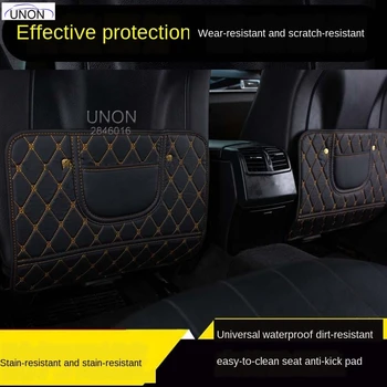 

2Pcs Car Seat Back Anti-Kick Pad Protector Cover Leather Universal Waterproof Child Anti-kick Dirty Protection Mat 2020