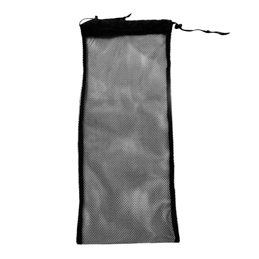 2Pcs Drawstring Mesh Bag Scuba Diving Gear Storage Carry Sack 50 X 23.5 Cm