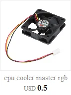 Кулер для процессора master rgb Вентилятор охлаждения ТИХИЙ 120 мм DC 12 В 3+ 4pin светодиодный Прозрачный чехол для компьютера вентилятор охлаждения для радиатора