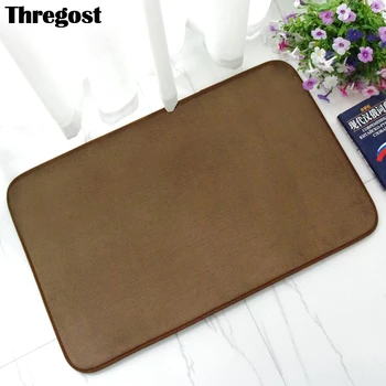 

Solid Coral Fleece Rug for Entrance Welcome Carpet Office Chair Mat Oriental Home Decor Door Mat Thick Pray Rug Small Mats