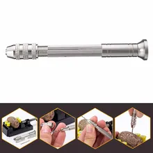 

Woodworking Drilling Rotary Tools Manual Twist Drill Bit Aluminum Alloy Mini Micro Hand Drill For Craft Watch Mobile Phone