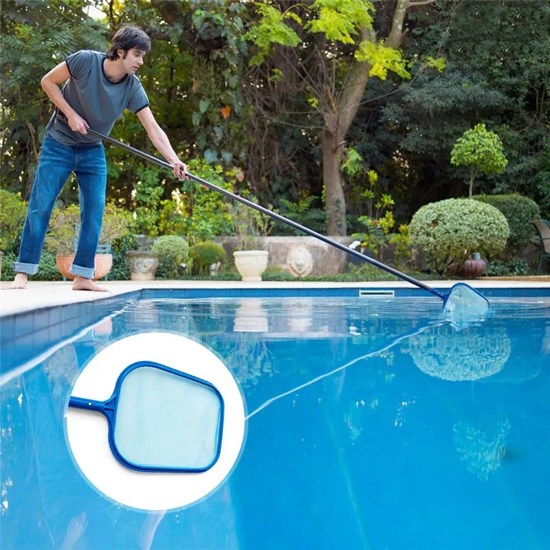 Professionalswimming Pool Leaf Skimmer Net Cleaning Catcher Mesh Tool With Pole 
