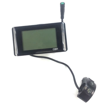 

C961 Electric Bike LCD Display for BAFANG Bicycle Ebike BBS01 BBS02 Mid Drive Motor Bicycle Modification Part
