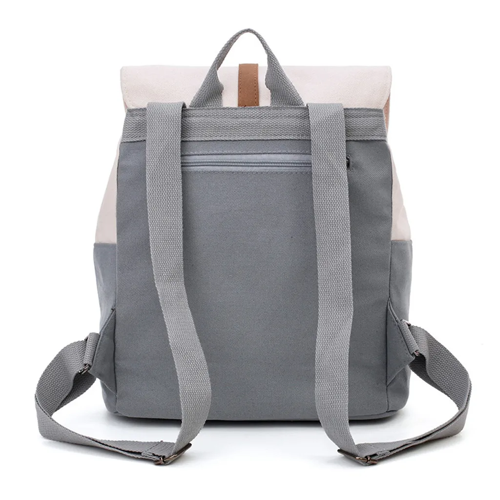 Sac a dos femme рюкзак для девочек, тканевый рюкзак, Ретро стиль, Sen Shoulder, одноцветная прошитая Студенческая сумка, дорожная сумка