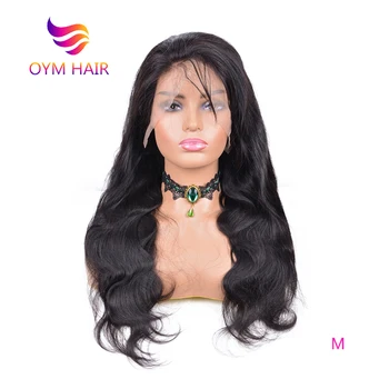 

OYM HAIR 150% Density Full Lace Human Hair Wigs Pre Plucked Brazilian Remy Body Wave Hair Full Lace Wig For Women