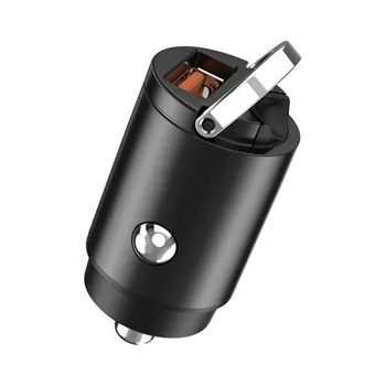 

Car Charger Usb Quick Charge 3.0 For Mobile Phone Dual Usb Car Charger Qc 3.0 Fast Charging Adapter Mini Type-c Car Charger
