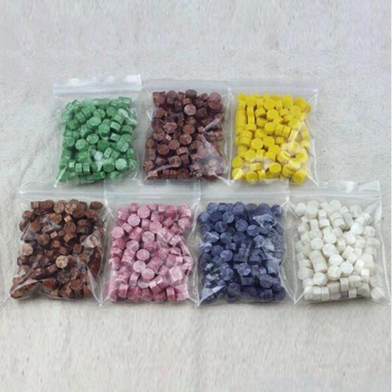 5/30/100pcs Stamp Wax Vintage Wax Seal Stamp Tablet Pill Beads for Envelope Documents Wedding Wax Seal Ancient Sealing Wax