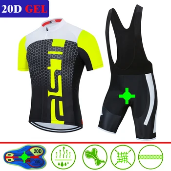 

2020 Team ASTANA Cycling Clothing Set Mens Bicycle Maillot MTB Racing Ropa Ciclismo Summer Hombre Roupa Bike Jersey