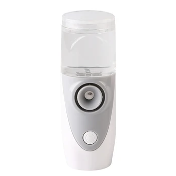 

1Pc Household Hand-held Nebulizer Portable Mini Atomization Phlegm Cough Ultrasonic Mute Atomizer (White)