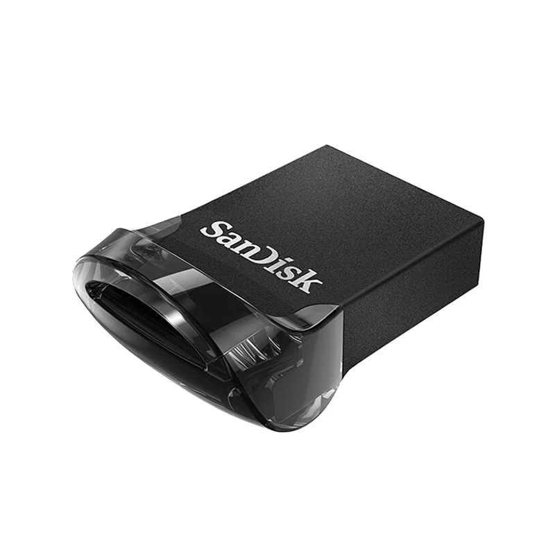 Двойной Флеш-накопитель SanDisk CZ430 USB флэш-накопитель 16 ГБ 32 ГБ 64 Гб 128 ГБ USB 3,1 мини USB флэш-накопитель до 130 МБ/с. крошечные pendrive Memory Stick - Цвет: Черный