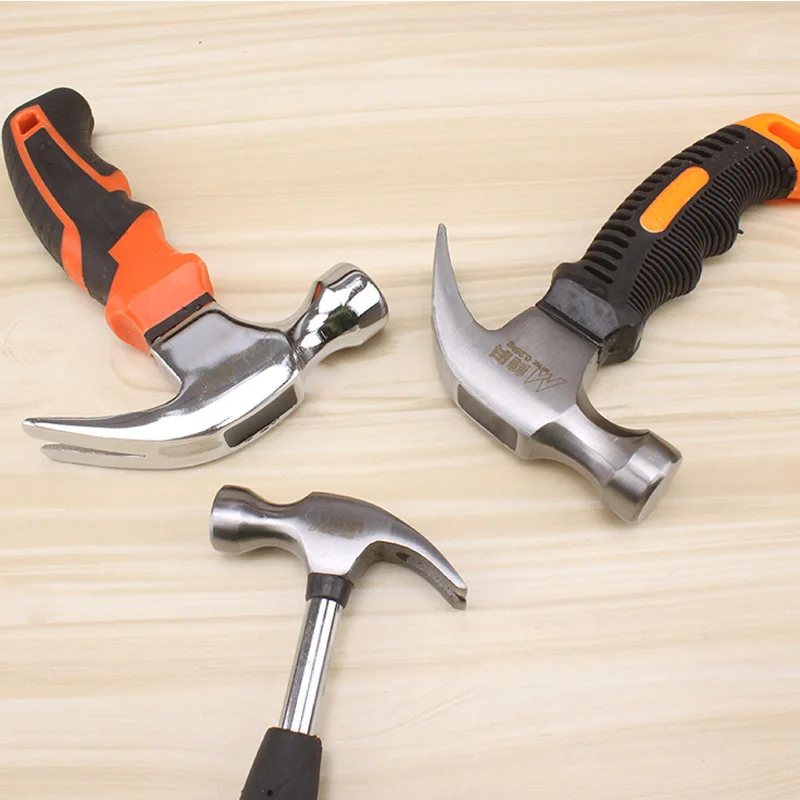 

Multi-function Short Hammer Plastic Handle Claw Hammer for Woodworking and Electronic Tools, Mini Hammer Rubber Hammer Tool