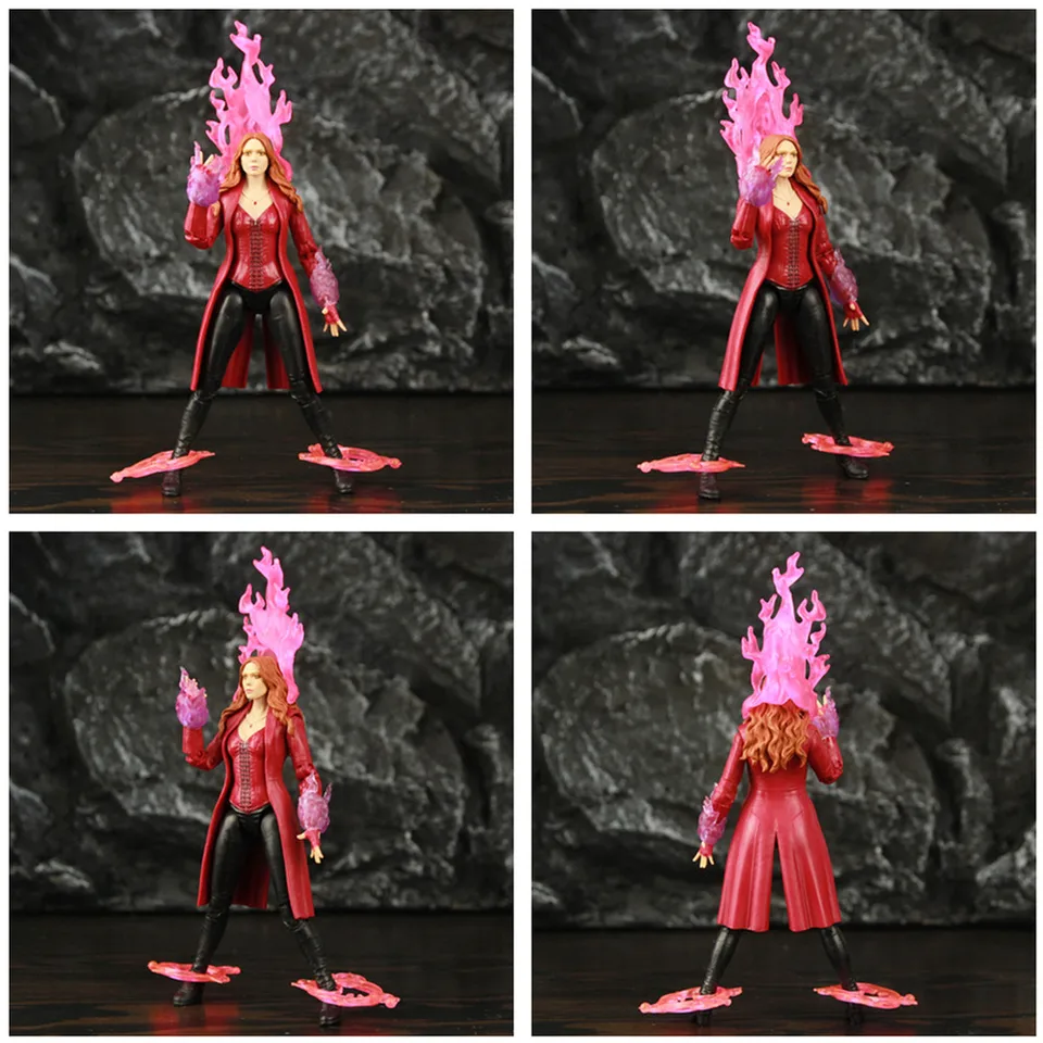 マーベルスカーレットの魔女のアクションフィギュア,6インチの