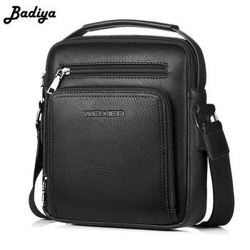 

Men Bag 2020 New Fashion Crossbody Leather Messenger Bag Men Vintage Casual Men Shoulder Bags Zipper Man Handbags Male Phone Bag