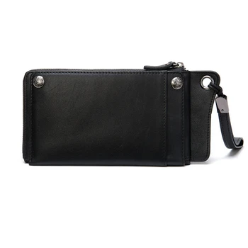 

Men's Wallet Male Leather Clutch Small Purse for Men Long Wallets Thin Money Purse Wallets Leather Men's Coin Purses