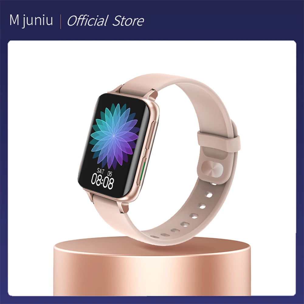 M juniu 2021 NEW Bluetooth Calls Smart Watch Men Women Waterproof Smartwatch MP3 Player For OPPO Android Apple Xiaomi Huawei