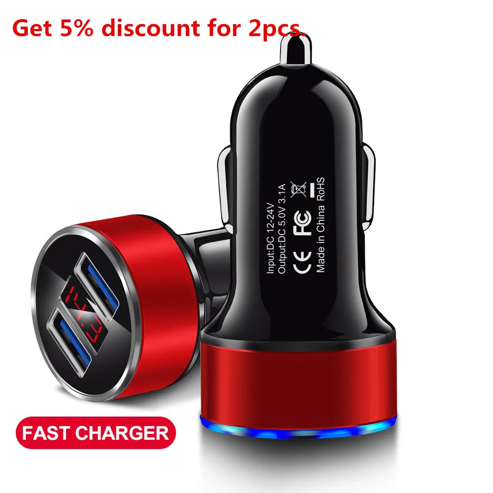 Универсальное автомобильное зарядное устройство Quick Charge 3 0 для Redmi K30 Oneplus 7 usb