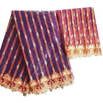 

Purple bazin riche getzner 2019 new african bazin fabric african tissu Jacquard brocade fabric for wedding DC-985