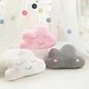 Stuffed Cloud Moon Star Raindrop Plush Pillow Soft Cushion Cloud Stuffed Plush Toys Pillow Gift 4