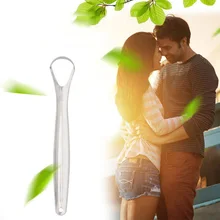 Новое поступление скребок для языка из нержавеющей стали для очистки свежего дыхания tonguetoothbritch инструменты для ухода за зубами гигиена полости рта