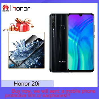 Перейти на Алиэкспресс и купить Honor 20i 32MP AI Selfie Ультра широкоугольный 4 Гб + 128 ГБ полный экран AI Blacklighting 24MP AI тройной объектив задняя камера