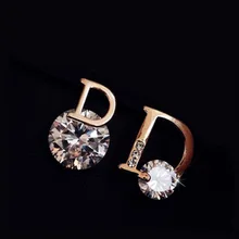 Известный роскошный бренд новые ювелирные изделия маленькие буквы дизайнерские цветы brincos bijoux серьги бижутерия для женщин 785