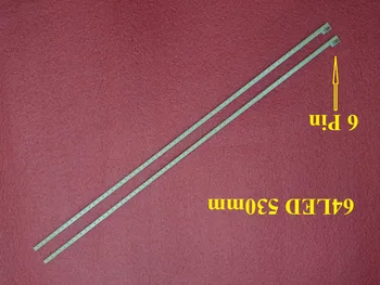 

New 2 PCS/lot 64LED 530mm LED strip for LG Innotek 42Inch 7030PKG 64EA 74.42T23.001 AUO TOSIBIA AU T420HVN01.1 T420HW06 T420HW04