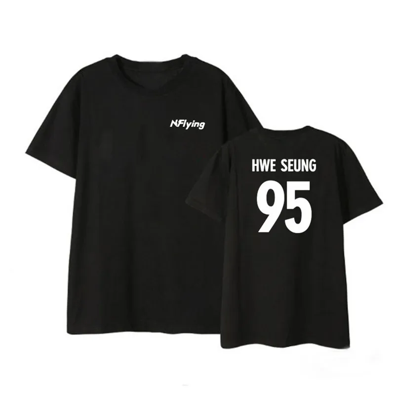 Kpop N. Flying NFlying YAHO альбом рубашки хип-хоп Повседневная Свободная одежда футболка Топы с короткими рукавами футболка DX1267